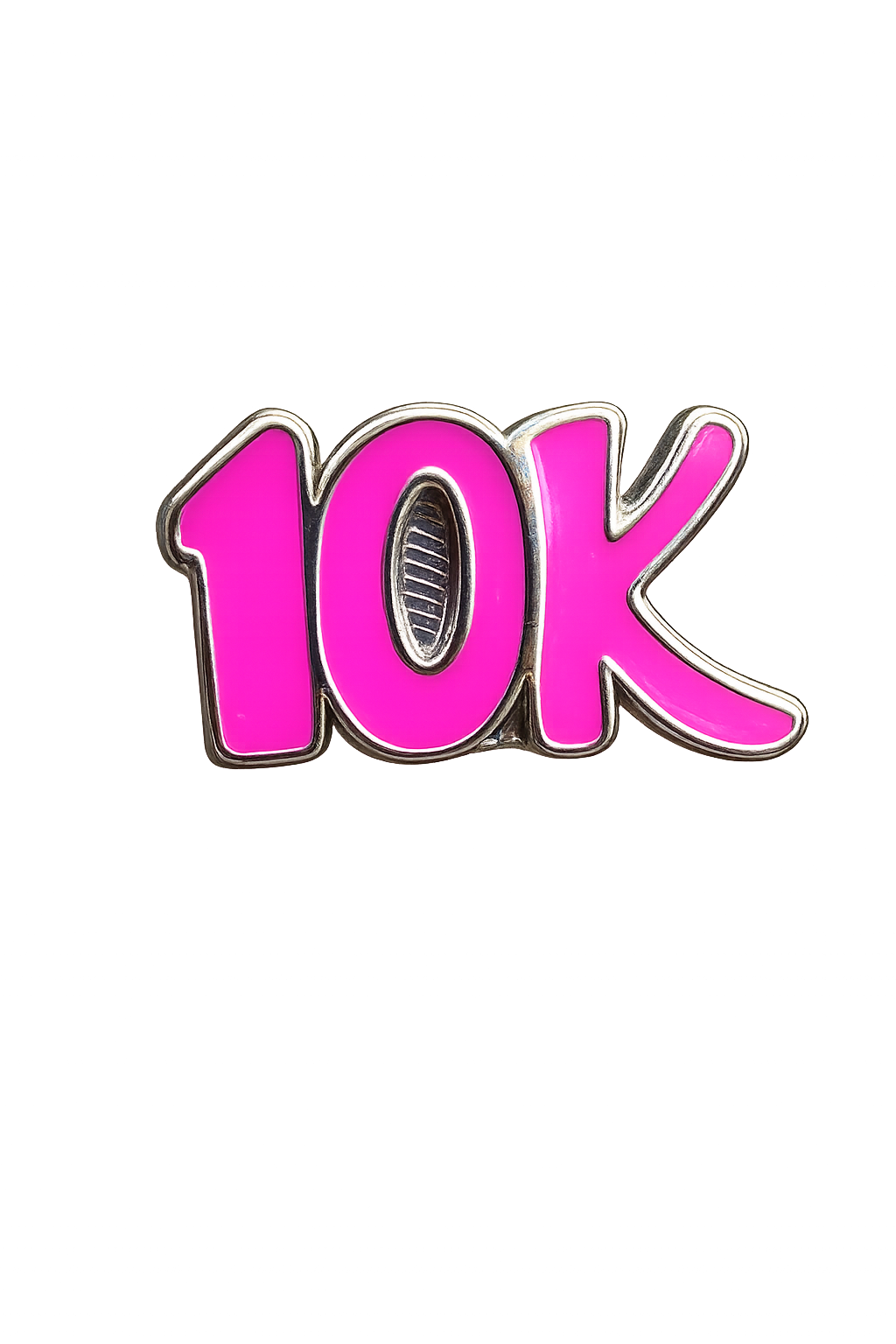 10K Shoe Charm - Hot Pink