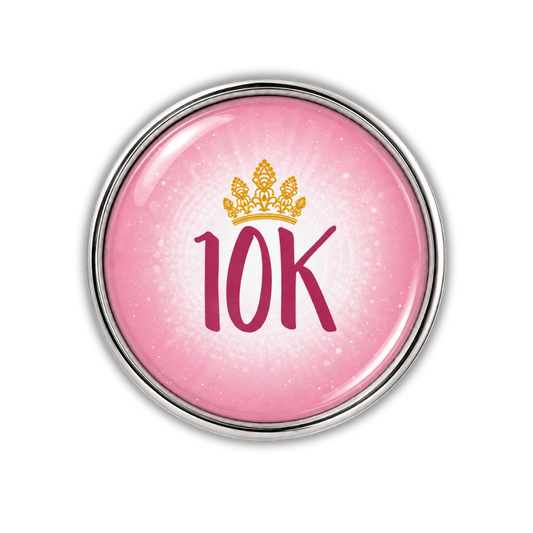10K Princess Runner Shoelace Charm