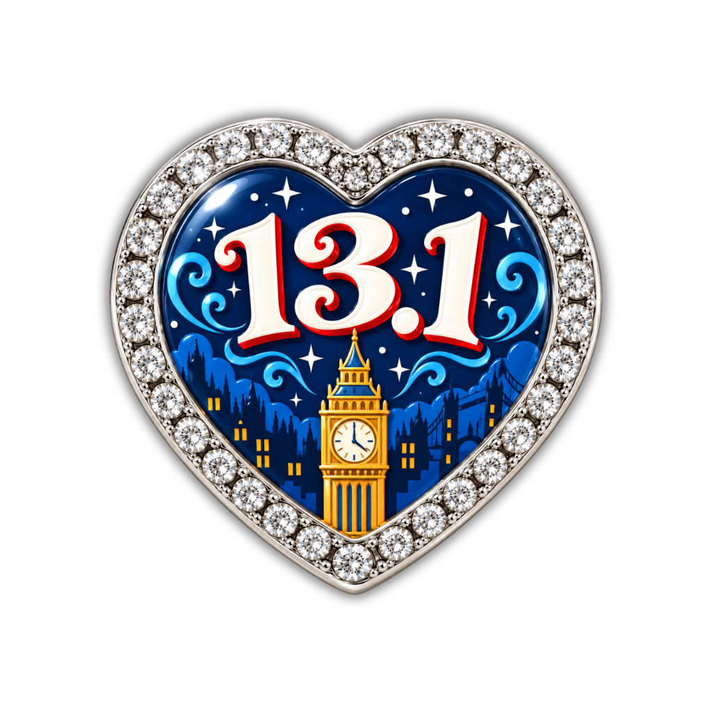2026 Wine & Dine 13.1 Half Marathon Sneaker Charm | Limited Edition