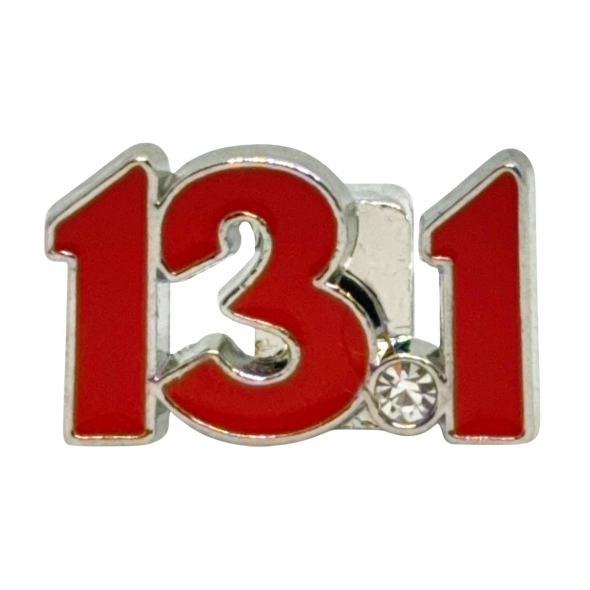 13.1 Half Marathon Red Shoelace Charm – Running Shoe Charm with Crystal | BeeCause Charms Sneaker Charms (Copy) (Copy)