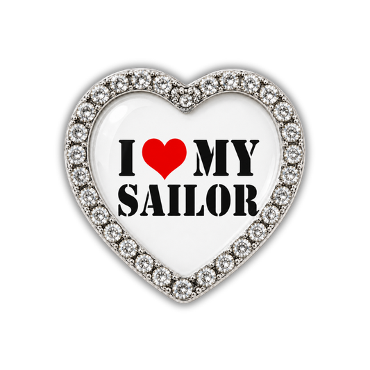 I Love My Sailor Sneaker Charm