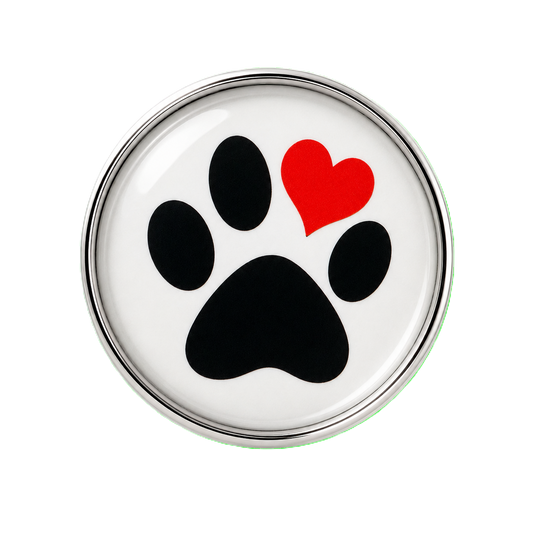 Paw Print Sneaker Charm