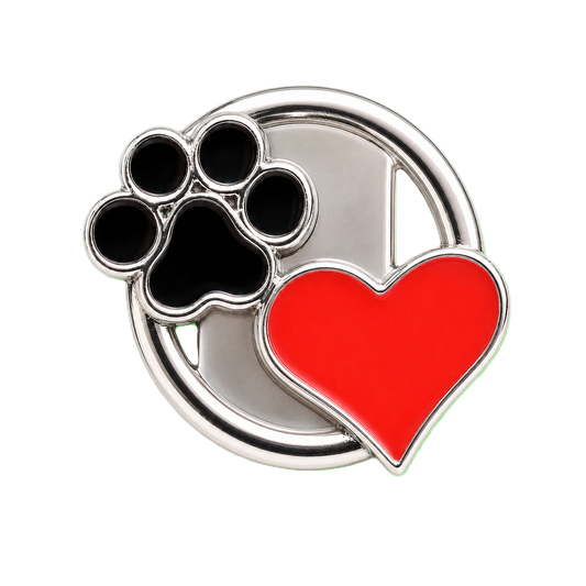 Paw Print Love Charm