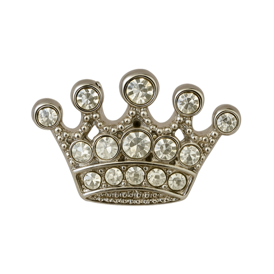 Sparkly Crown Sneaker Charm