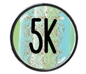 5K Green Sparkle Circle