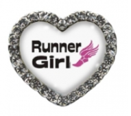Runner Girl with Shoe Heart