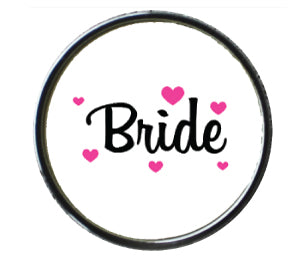 Bride Pink Heart Sneaker Charm