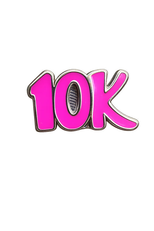 10K Shoe Charm - Hot Pink
