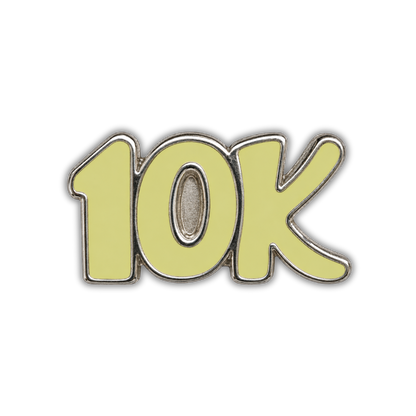 10K Race Distance Sneaker Charm