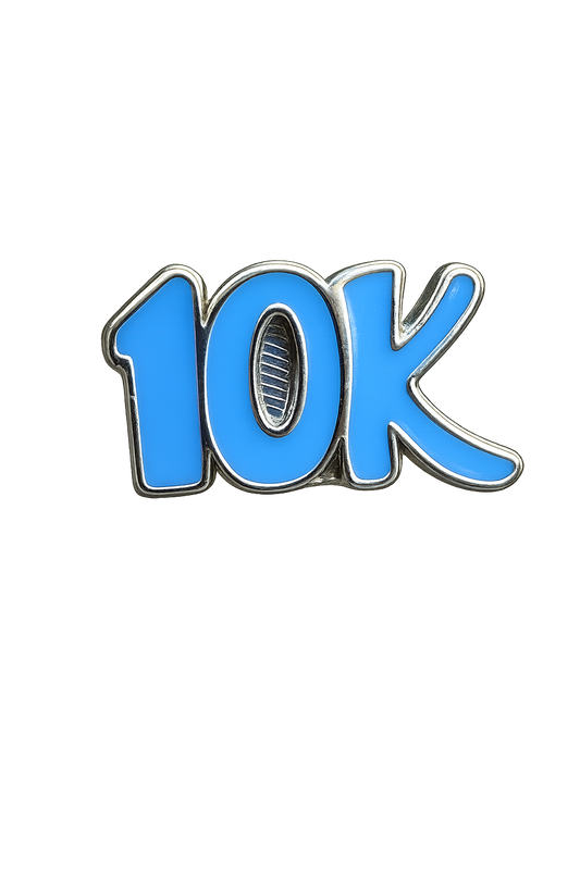 10K Shoe Charm - Cornflower Blue
