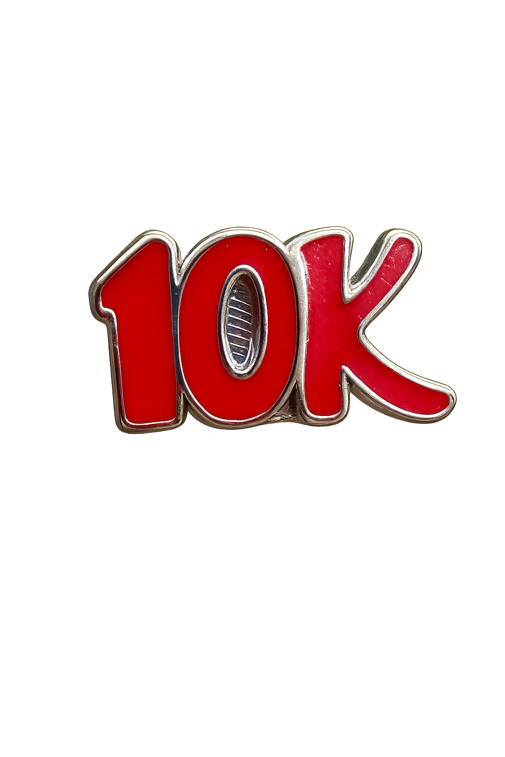 10K Shoe Charm - Red