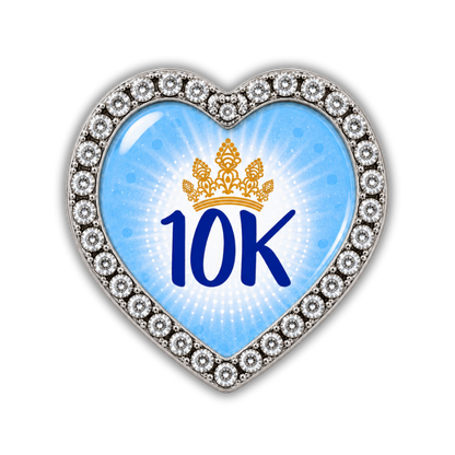 10K Princess Runner Shoelace Charm