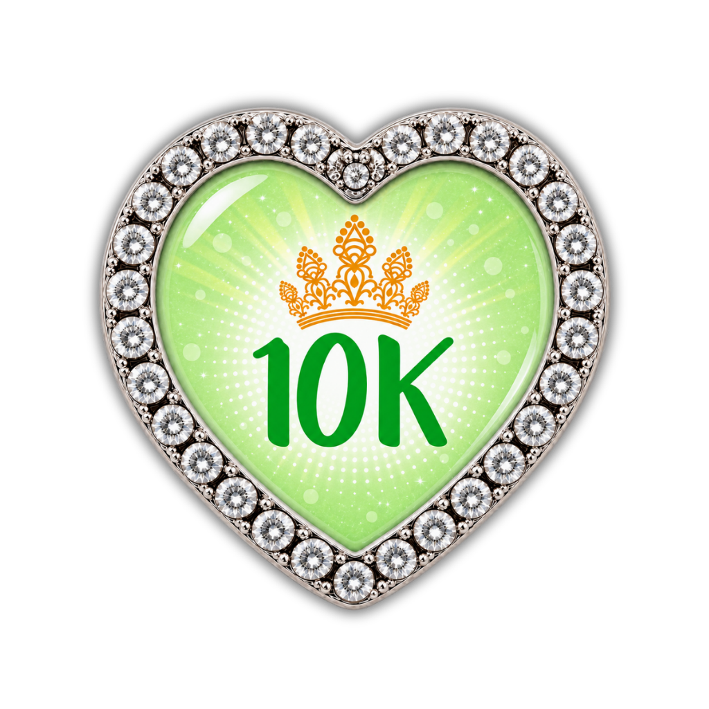 10K Princess Runner Shoelace Charm