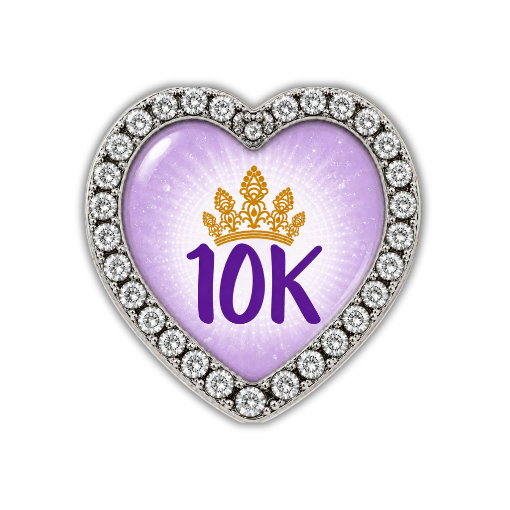 10K Princess Runner Shoelace Charm