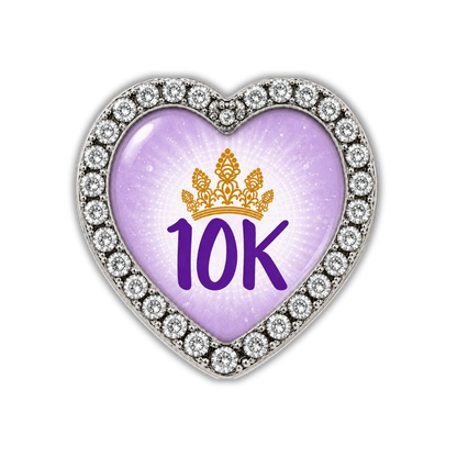 10K Princess Runner Shoelace Charm