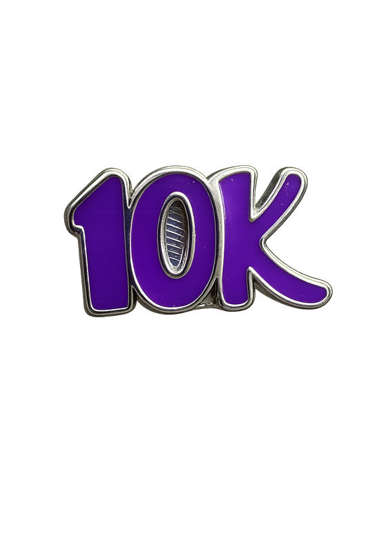 10K Shoe Charm - Purple