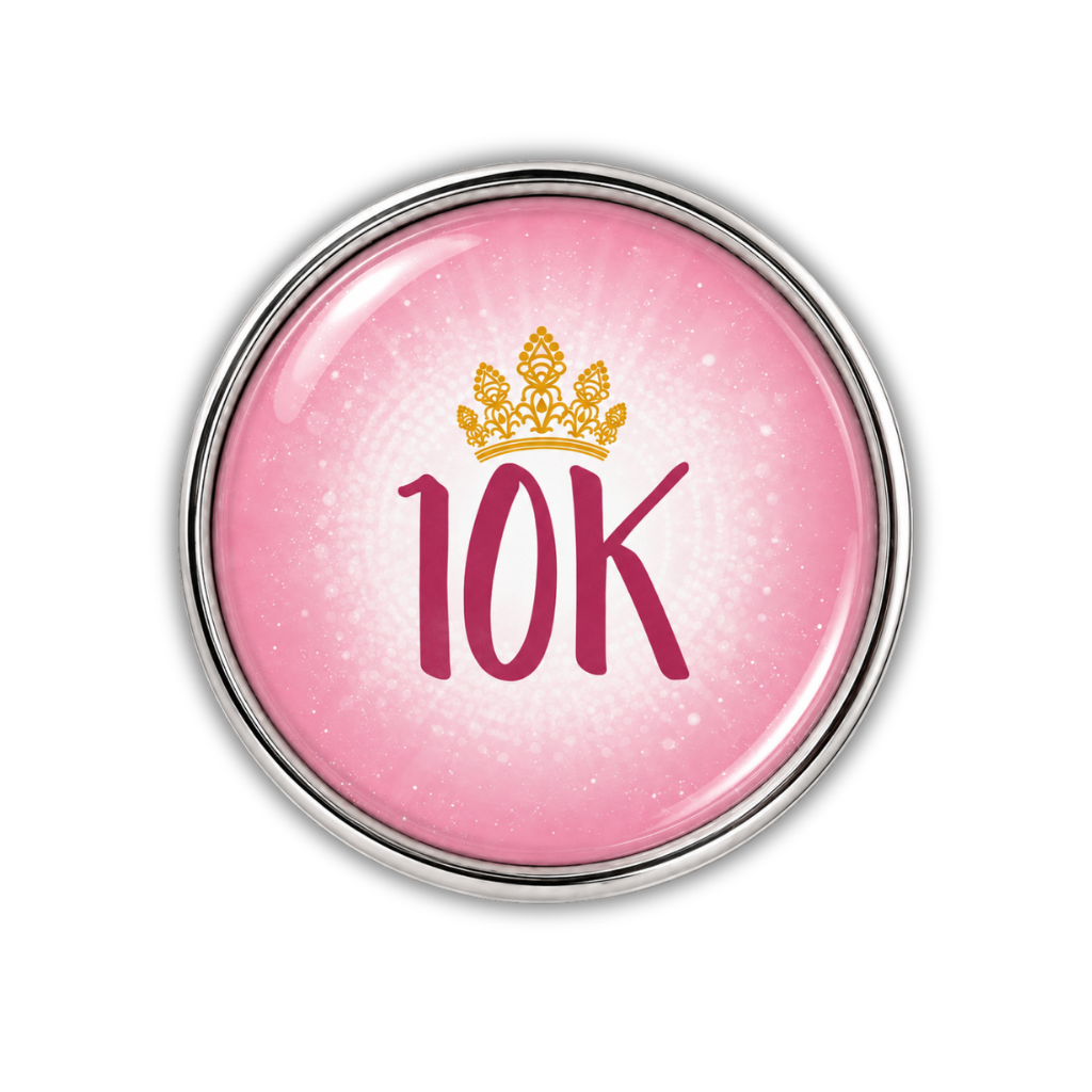 10K Princess Runner Shoelace Charm