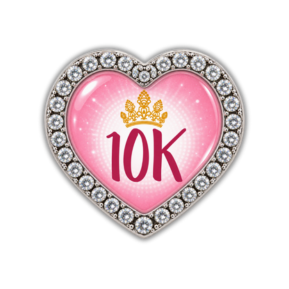 10K Princess Runner Shoelace Charm