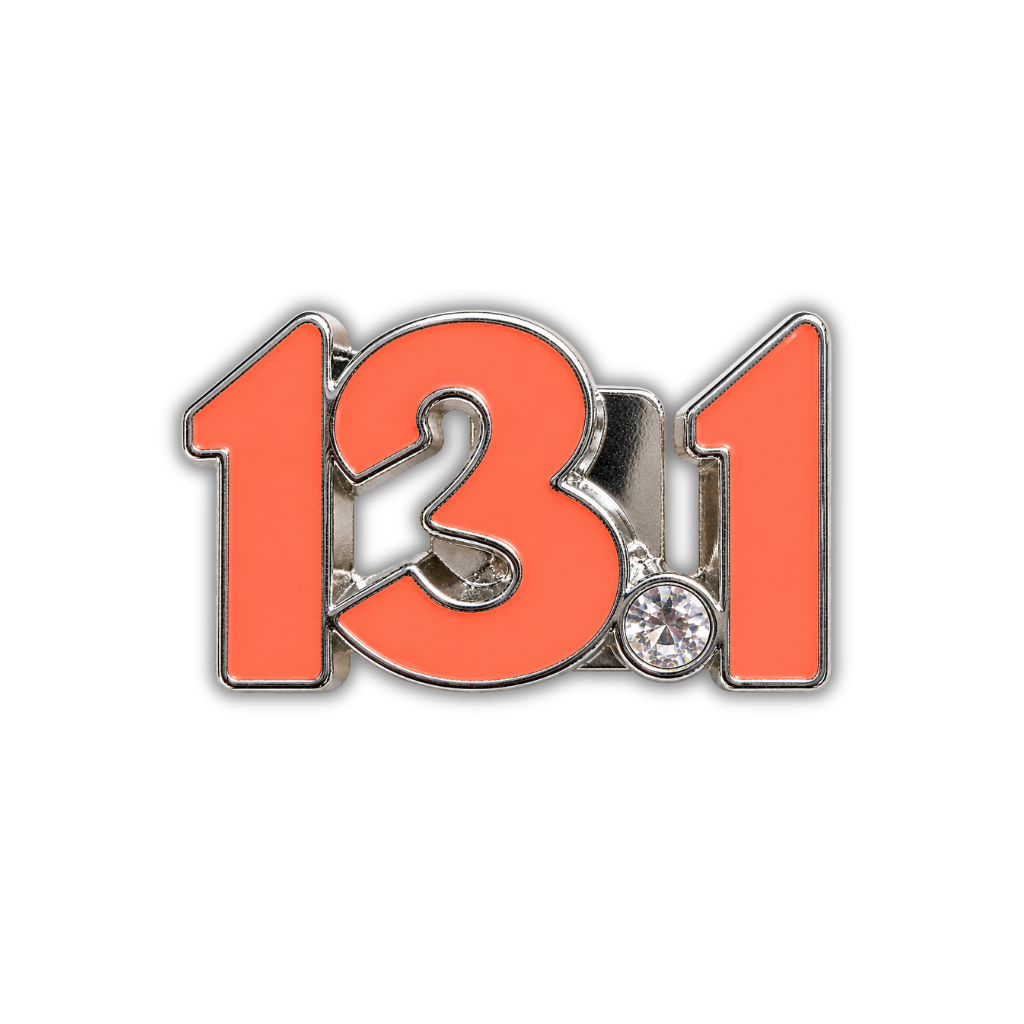 13.1 Half Marathon Distance Sneaker Charm