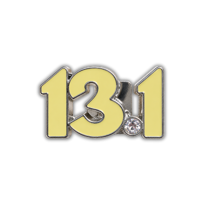 13.1 Half Marathon Distance Sneaker Charm