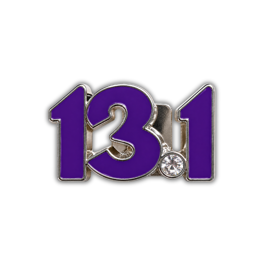 13.1 Half Marathon Distance Sneaker Charm