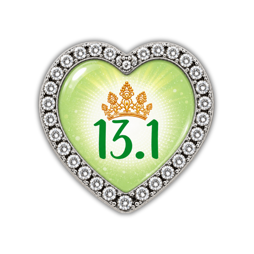 13.1 Princess Half Marathon Runner Shoelace Charm