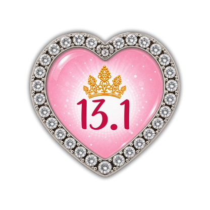 13.1 Princess Half Marathon Runner Shoelace Charm