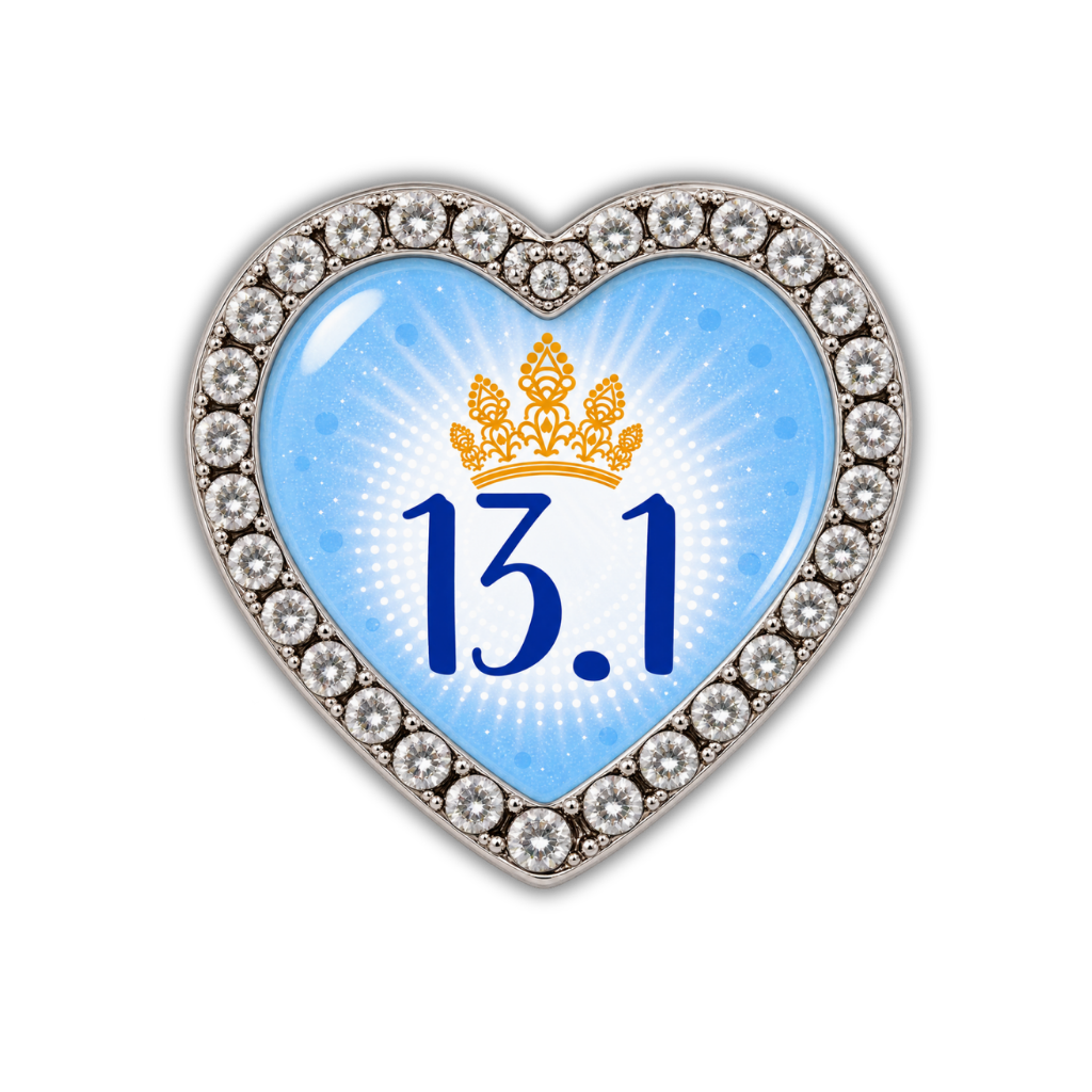 13.1 Princess Half Marathon Runner Shoelace Charm