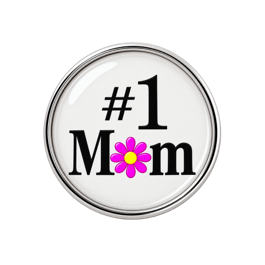 #1 Mom Sneaker Charm