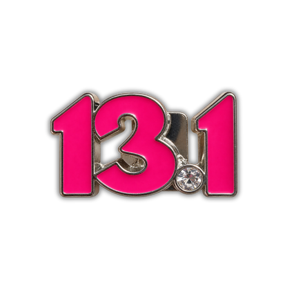 13.1 Half Marathon Distance Sneaker Charm