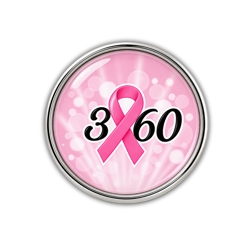 3 for 60 Pink Ribbon Breast Cancer Awareness Shoe Charm