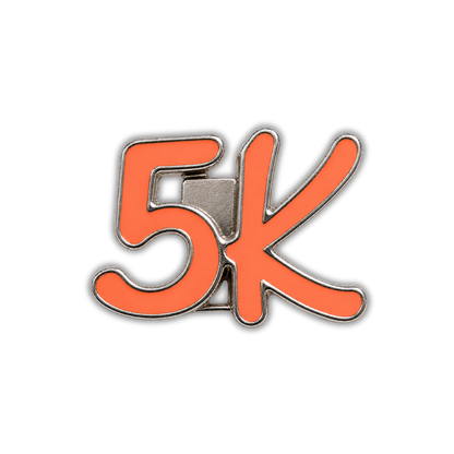 5K Race Distance Sneaker Charm