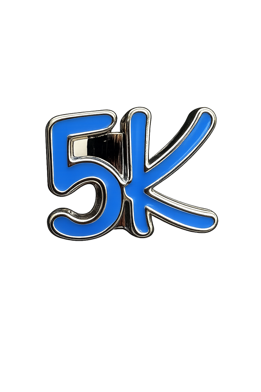 5K Shoe Charm - Cornflower Blue