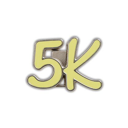 5K Race Distance Sneaker Charm