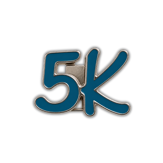 5K Race Distance Sneaker Charm