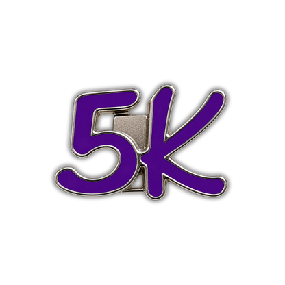 5K Race Distance Sneaker Charm