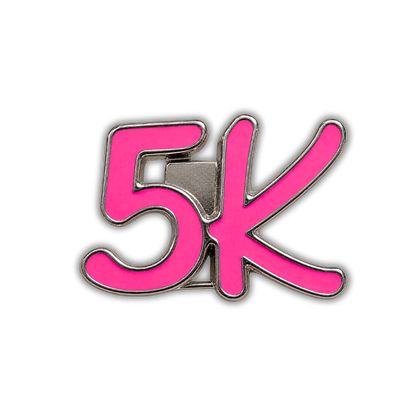 5K Race Distance Sneaker Charm