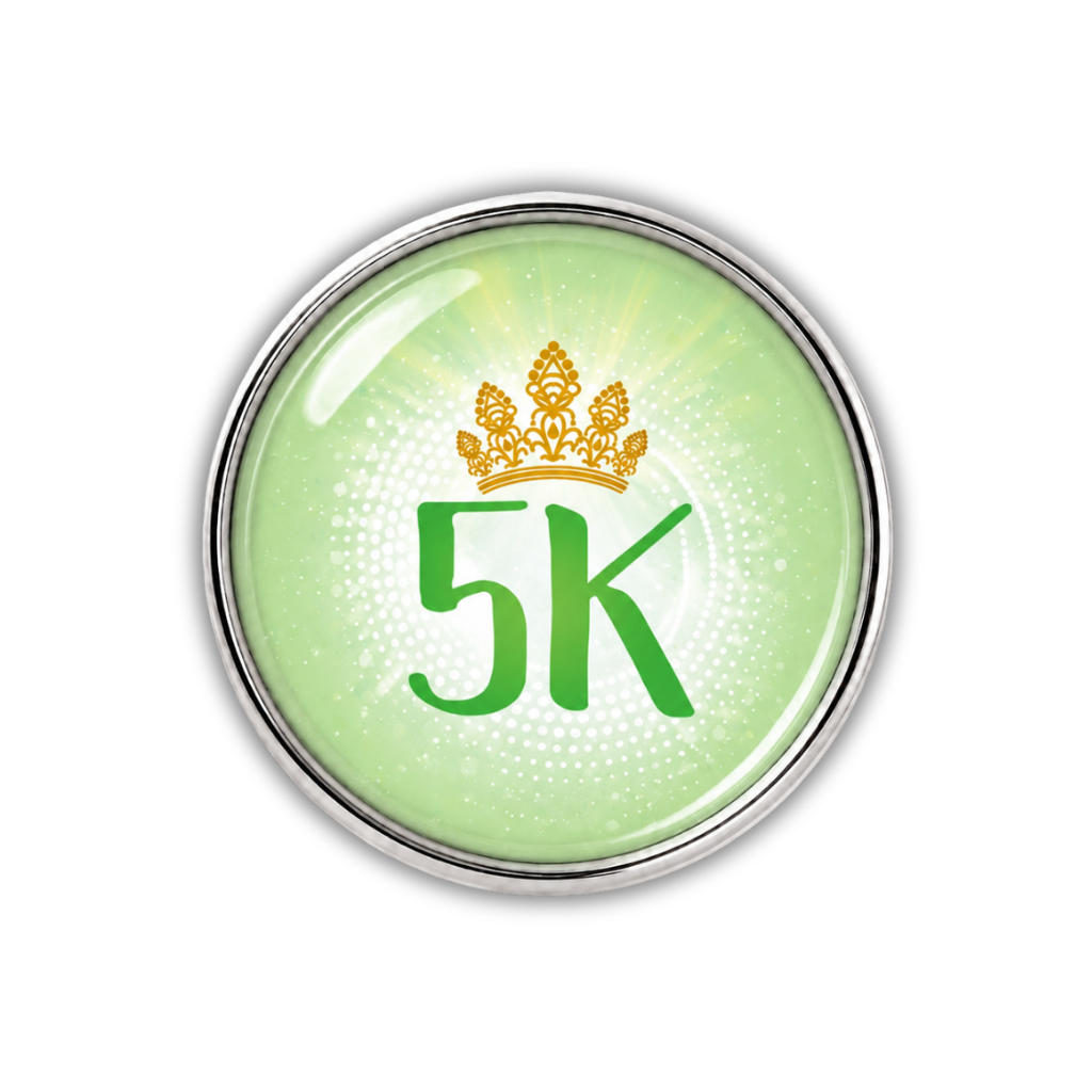 5K Princess Runner Shoelace Charm