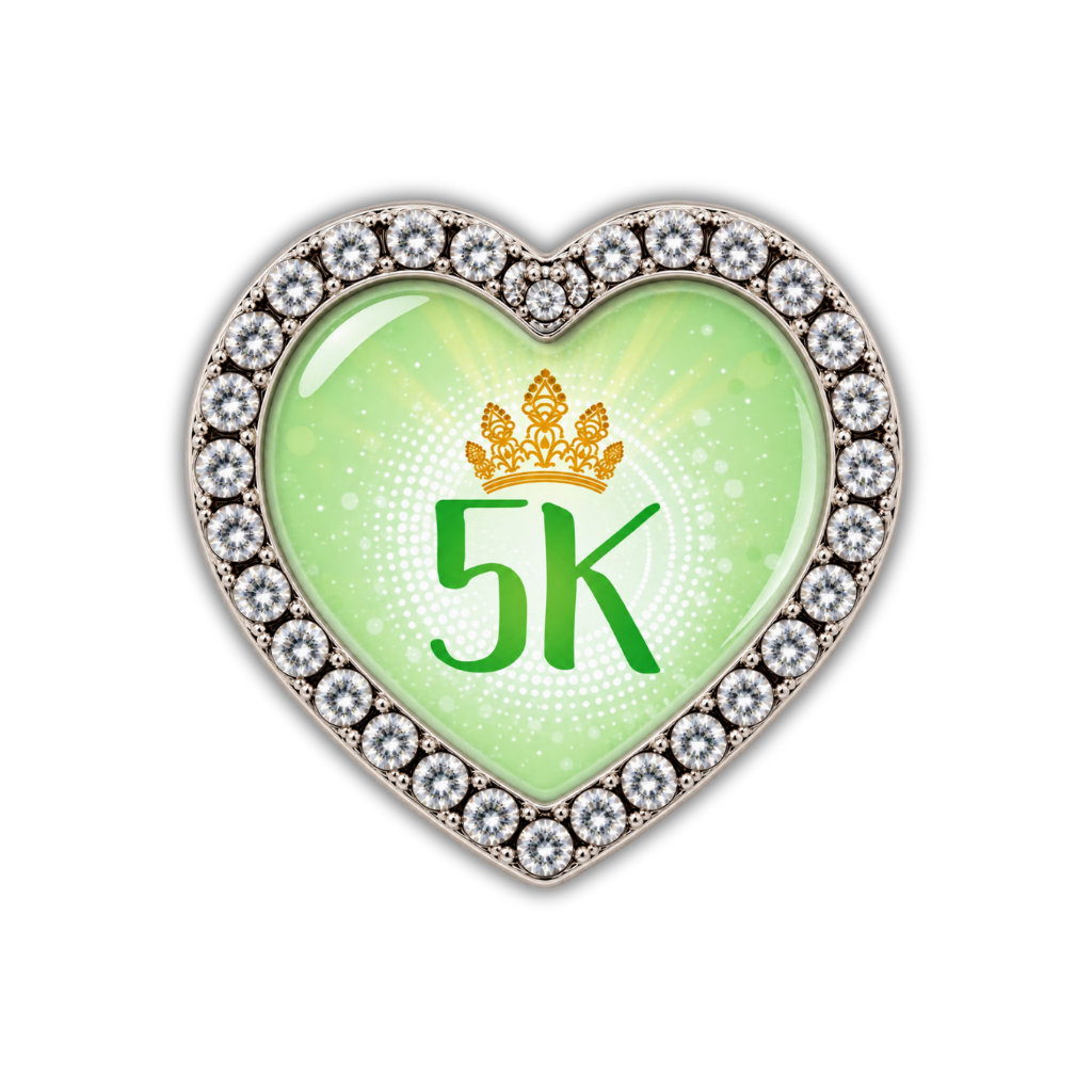 5K Princess Runner Shoelace Charm