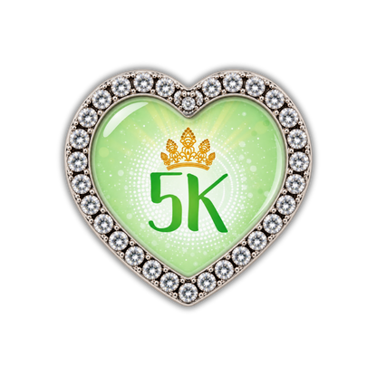 5K Princess Runner Shoelace Charm