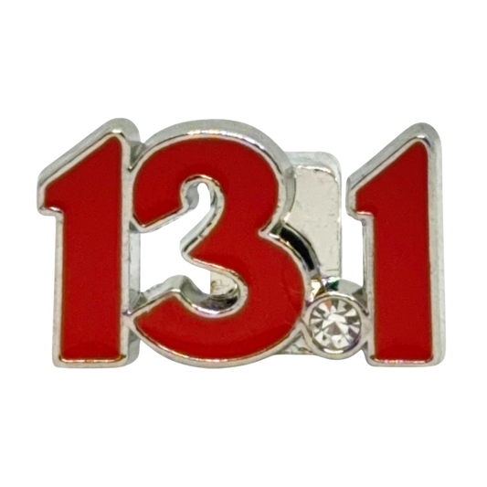 13.1 Half Marathon Red Shoelace Charm – Running Shoe Charm with Crystal | BeeCause Charms Sneaker Charms (Copy) (Copy)