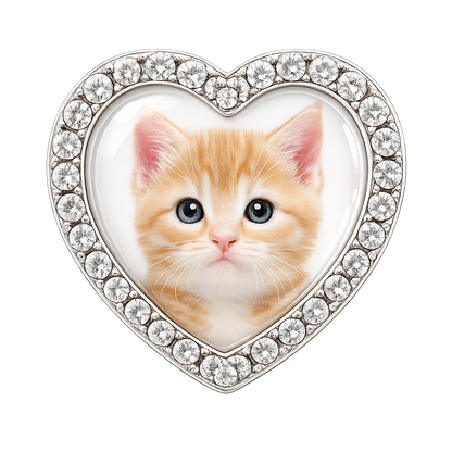 Custom Cat Photo Sneaker Charm – Personalized Cat Charm