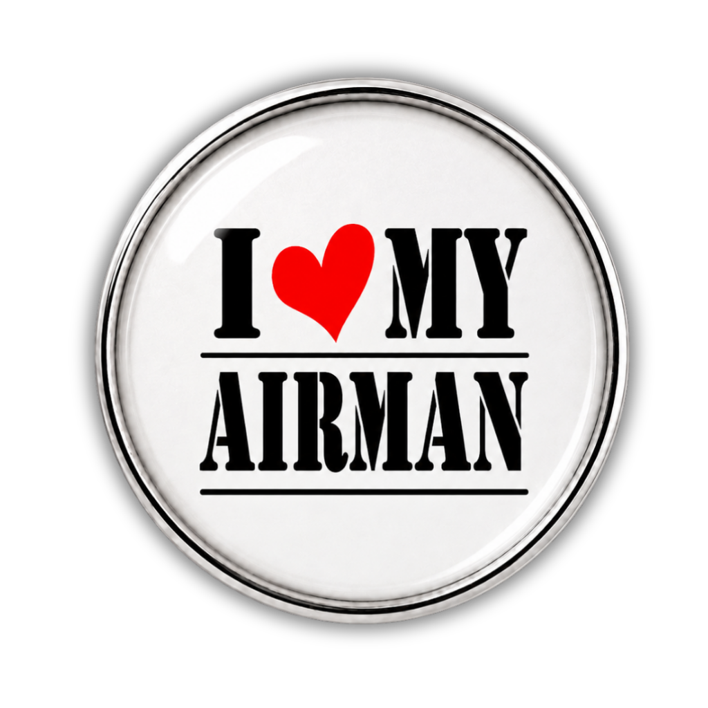 I Love My Airman Sneaker Charm