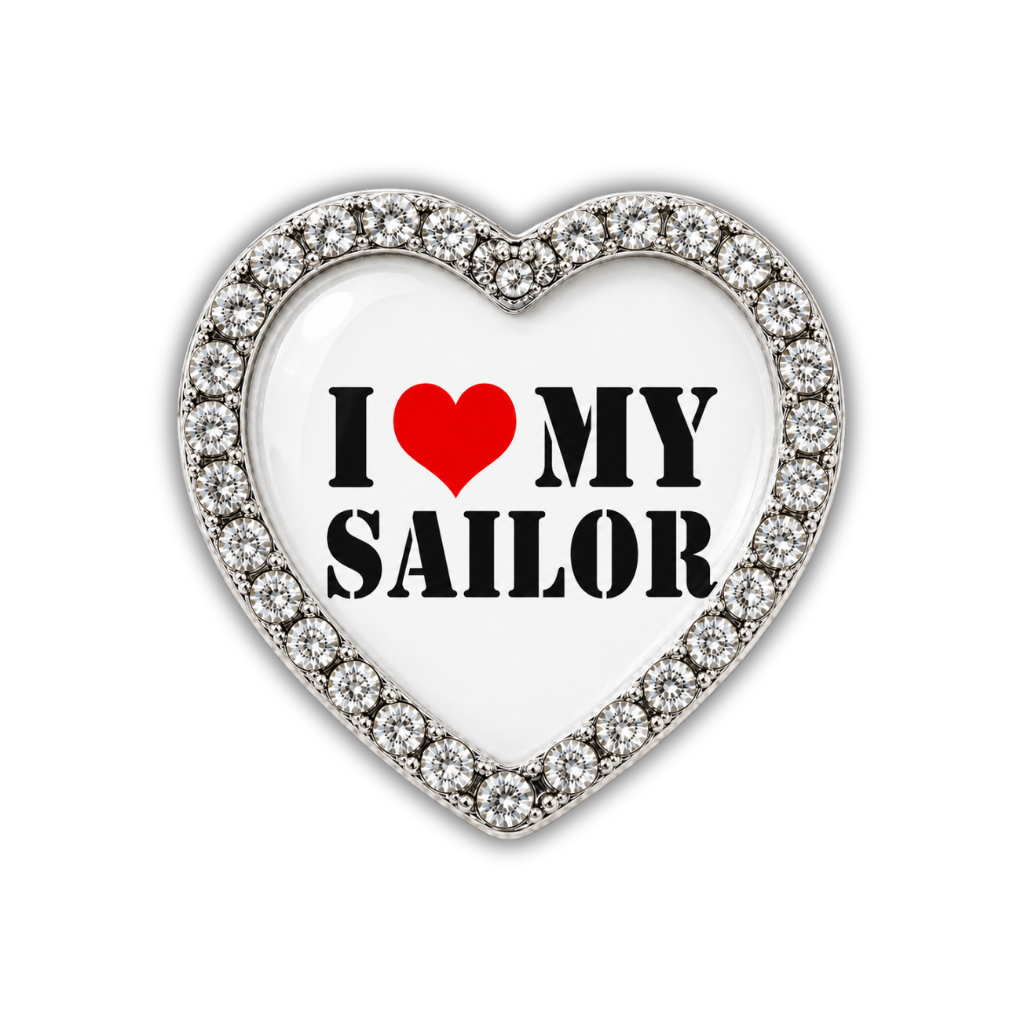 I Love My Sailor Sneaker Charm