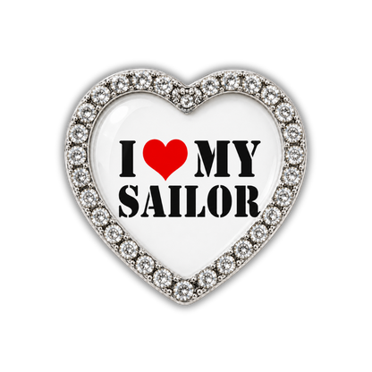 I Love My Sailor Sneaker Charm