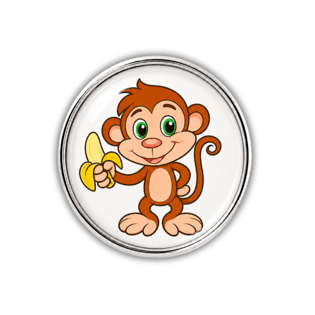 Monkey Sneaker Charm