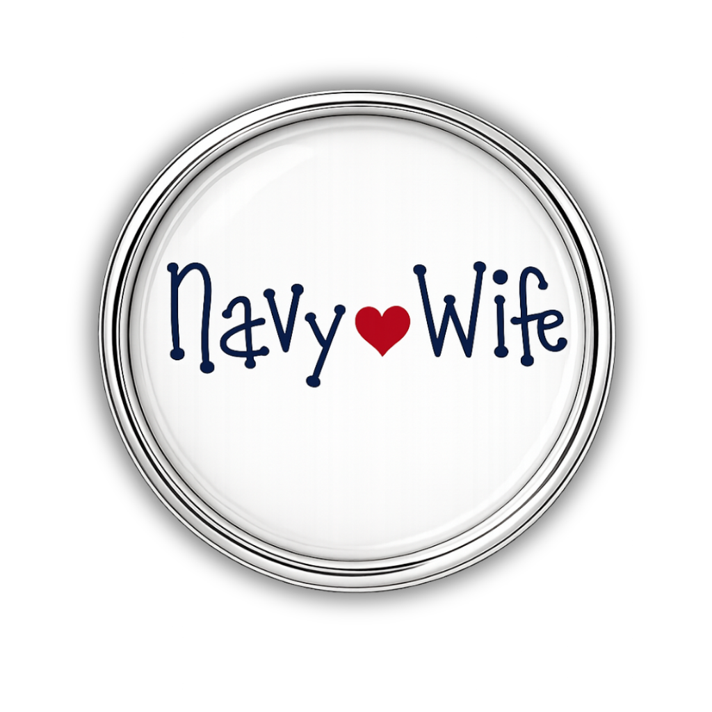 Navy Wife Sneaker Charm