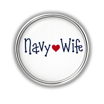 Navy Wife Sneaker Charm