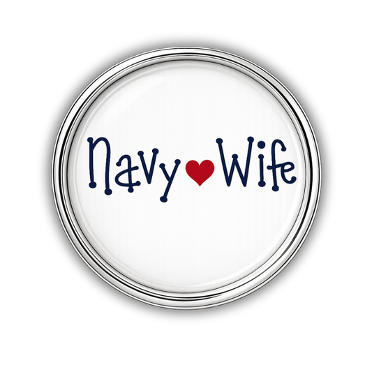 Navy Wife Sneaker Charm
