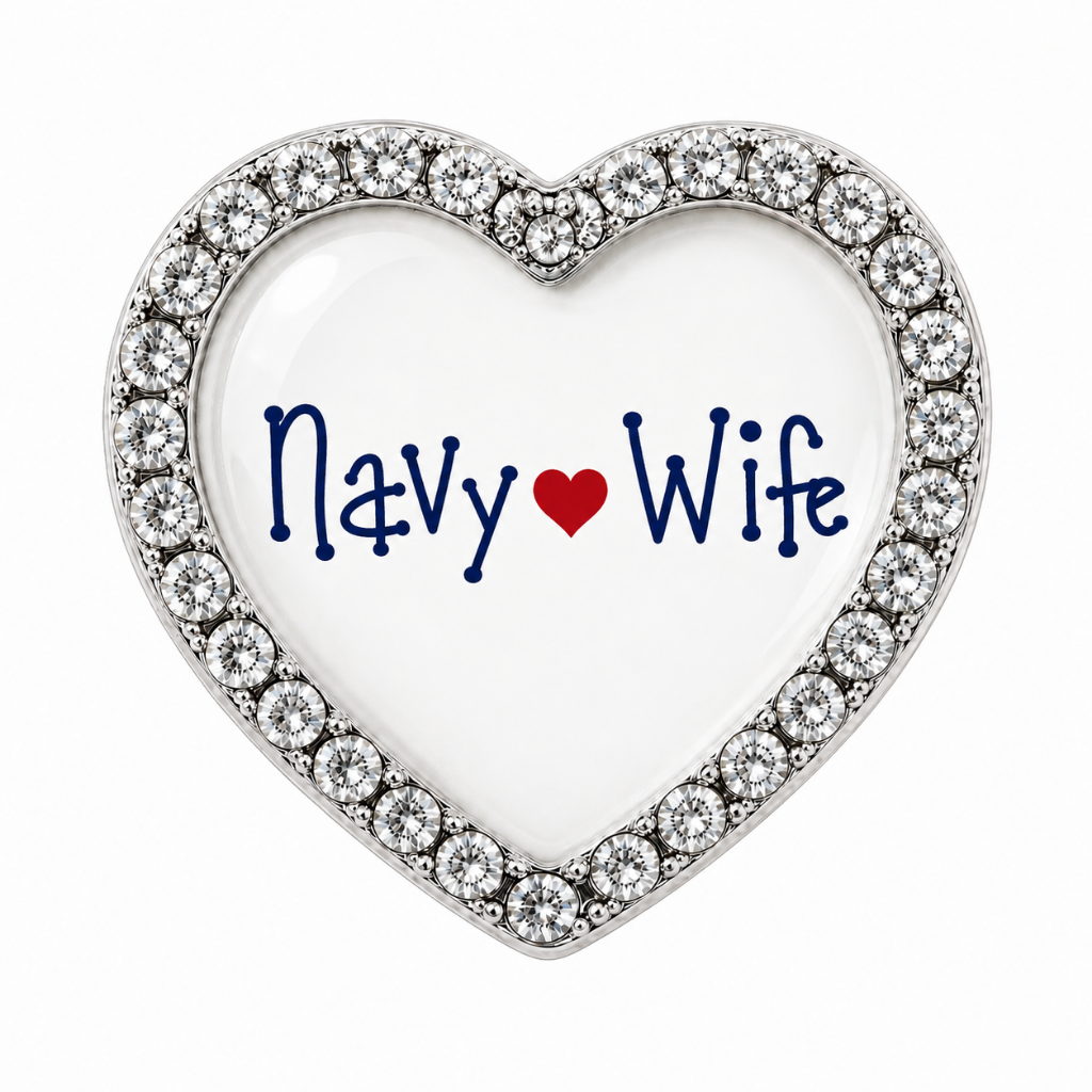 Navy Wife Sneaker Charm
